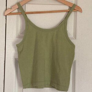 ARQ Crop Tank Small Green